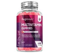 Multivitamins Gummies for Adult - 120 Gummies - Strawberry Flavour - Punch of 14 Vitamins & Minerals