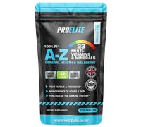 Multivitamins & Minerals - 365 Vegan Tablets - One a Day 100% RDA - 23 Essential Vitamins & Minerals in A-Z Multivitamin Tablet - Made in The UK by PROELITE