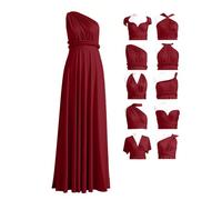 Multiway Bridesmaid Dresses, Infinity Wrap Dress, Maxi Long, Plus Size, Elegant Formal Wedding Guest Dress for Evening Prom Ball, Special Occasion