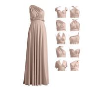 Multiway Bridesmaid Dresses, Infinity Wrap Dress, Maxi Long, Plus Size, Elegant Formal Wedding Guest Dress for Evening Prom Ball, Special Occasion