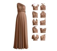 Multiway Bridesmaid Dresses, Infinity Wrap Dress, Maxi Long, Plus Size, Elegant Formal Wedding Guest Dress for Evening Prom Ball, Special Occasion