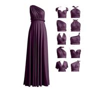 Multiway Bridesmaid Dresses, Infinity Wrap Dress, Maxi Long, Plus Size, Elegant Formal Wedding Guest Dress for Evening Prom Ball, Special Occasion