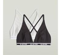 Multiway Triangle Bralette 2-Pack - Multi color - Women S