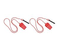 Multizenic 2Pcs Treadmill Safety Key, Running Machine Safety Switch, Emergency Stop Replacement Cylinder Clip for Household and Commercial Treadmills with Strong Clothing Clip