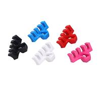 Multizenic 5Pcs Badminton Racket Load Spreader Adapter, High Tension String Protector for Stringing Machine, Fluted Design Distributor with Wide Contact Area for AEF ALPHA VICTOR Manual Machi