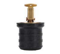 Multizenic Brass Livewell Bait Well Drain Plug, Marine Boat Drain Plug, Resistant Tight Sealing Drain Plug with Threaded Design for Bilge Beam Seawall Hull (1.2inch)