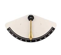 Multizenic Marine Clinometer Level Inclinometer Angle Finder Instrument, Nautical Ship Inclinometer for Yachts Boats RVs, Damping Scale Plastic Angle Gauge with Clear Readings for Marine and