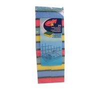Multy Asstd Colours Sponge Back Scourer 9 x 6cm (24 x 20)