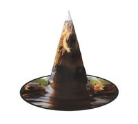 MULUHUO Beaver Working1 Print Carnival Party Hat For Adults Season Cosplay Costume Family Fun Event Wear Decor