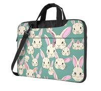 MULUHUO Bunny Cute Print Stylish Laptop Bag For Single Shoulder Messenger Bags Business Casual Travel Work