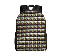 MULUHUO Eagle Print Stylish Waterproof Backpack Travel Work Outdoor Adventures Weekend Hiking Commuting