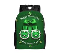 Muluhuo Happy St. Patrick'S Day Print Stylish Waterproof Backpack Travel Work Outdoor Adventures Weekend Hiking Commuting