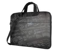 MULUHUO Math Symbols Pattern Print Stylish Laptop Bag For Single Shoulder Messenger Bags Business Casual Travel Work