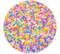 Mulutoo 100g Fake Sprinkles Resin Sprinkles Fake Candy Sprinkles Clay Sprinkles Polymer Sprinkles Polymer Clay Slices for Resin Nail Slime Scrapbook DIY Art Crafts Making (colorful star-shaped 1)