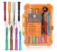 MulWark 8pc Mini Screwdriver Set - Magnetic Torx Screwdrivers Repair Kit for Electronics, Jewelry, Eyeglasses, Xbox Controller, iMac, Watch Screwdriver - Compatible Small Screwdriver Set