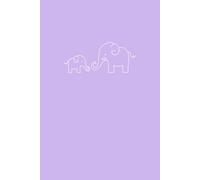 Mum and Baby Elephant Design Journal: Sweet Subtle Purple Notebook Mother's Day Gift Idea