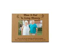 Mum and Dad Memorial Remembrance Photo Frame (4 x 6 Inch)