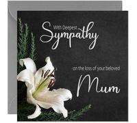 Mum Bereavement Card - Deepest Sympathy on Losing Your Mum Card, Sorry for your loss Mother