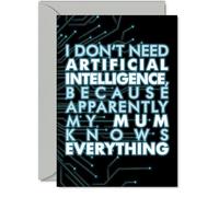 Mum Birthday Card, AI Party knows Bday