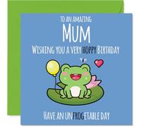 Mum Birthday Card, Cute Frog Mothers Day