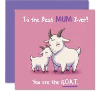 Mum Birthday Card, You Are the G.O.A.T