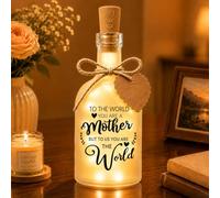 Mum Birthday Gifts, Gifts for Mum, LED Bottle Night Light for Mom Mummy | Birthday Presents for Mums Mother from Daughter Son, Mother's Day Thanksgiving Christmas Gift, Bedroom Living Room Home Decor