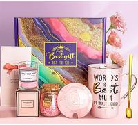 Mum Birthday Gifts Pamper Hamper for Mum - Relaxing Spa Bath Set with Mug