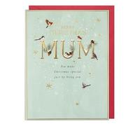 Mum Christmas Card Special Mother Mummy Birds Robin - Festive Xmas Card