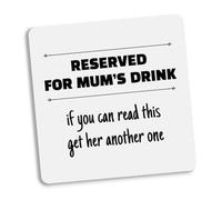 Mum Coaster - Mother and Daughter Mum Coaster for drinks Funny Gift For Mother, Birthday Gift, Gift for mum, bestie quote