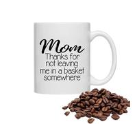 Mum Coffee Mug - 3.15x3.74 Inches, Mam Mug, Perfect for Drinking | Quality Craftsmanship Funny Coffee Cup, Birthday Gift for Mommy from Son Daughter, Mother's Day Presents, Ceramic Dishwasher Mugs