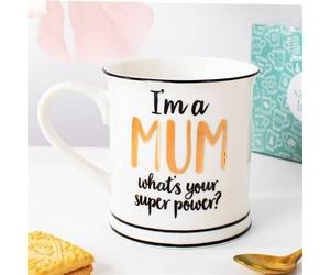 Mum/Dad Super Power Mug Tea Coffee Cup Mother's/Father’s Day Gift