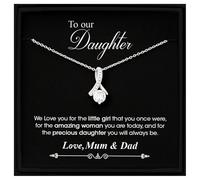 Mum & Dad's Daughter Necklace - Birthday Gift for Our Daughter