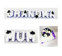Mum Funeral Package Grandma Heart Funeral Flowers Tribute Name