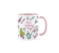 Mum Gardening Gift Mug - Mother Gardening Gift for Mum Pink Tea Coffee Gift Present Mug
