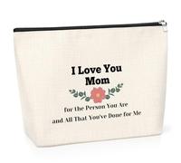 Mum Gift Makeup Bag Birthday Gifts for Mum from Daughter Son Mothers Day Gifts Appreciation Gifts from Son Gifts for Mom from Daughter Mother in Law Gift Christmas Retirement Thank You Gift