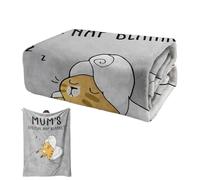 Mum Gifts Blanket, Mum Birthday Gifts, Presents for Mums on Valentines Mothers Day Christams,Mummy Presents for Mother's Day, Christmas, Valentine's Day, Fluffy Blanket for Mum (Grey)