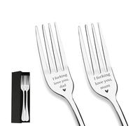 Mum Gifts Dad Gifts for Mum and Dad Mothers Day Gifts for Mum Mother Mums Mummy and Daddy Birthday Gift Fork Love Gifts for Parents Present Fathers Day for Dad