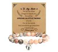 Mum Gifts from Daughter Son,Personalised Birthday Christmas Valentines Xmas Mothers Day Gifts for Mum Bracelet,Cute Anniversary Mother's Day Gift Ideas,Mummy Presents on Her Birthday Meaningful