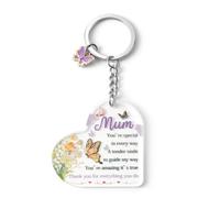 Mum Gifts Keyring Easter Gifts for Mum Birthday Gift from Daughter Son Easter Basket Fillers for Mummy mom Mama Pregnancy Step Mums To Be Mother's Day Christmas