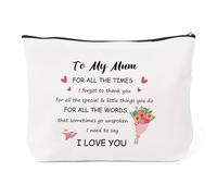 Mum Gifts,Mummy Meaningful Christmas Birthday Xmas Valentines Mothers Day Mother's Gifts for Mum,Personalised Happy Mother Day Birthday Present for Mummy Gift Ideas from Daughter Son,Cosmetic Bags