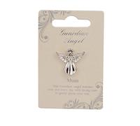 Mum Guardian Angel Silver Coloured Angel Pin With Gem Stone Sentimental Gift Idea