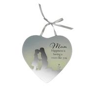 Mum Happiness is Having a Mum Like You Reflections from the Heart Mirrored Hanging Plaque