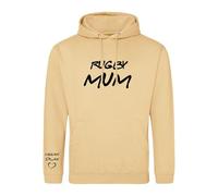 Mum Hoodie Personalised Rugby Mum hoodie Custom Made with Names on the Sleeve