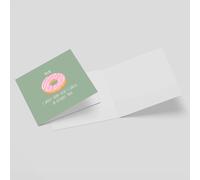 Mum, I Donut Know What I Would Do Without You Square Greetings Card (14.8cm x 14.8cm)