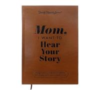 Mum, I Want To Hear Your Story Mom Tell Me Your Life Story Journal Book Leather Wrapped Hardback Ribbon Bookmark Meaningful Memory Guided Journal To Share Her Life&Love, Festival Birthday Gifts