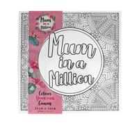Mum in a Million Colour your own Canvas Picture