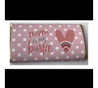 Mum is my bestie, Novelty themed Chocolate Bar gift. For Birthdays, Christmas, Valentines, Anniversary, Easter, Mothers Day & Fathers Day (One Size, White Chocolate)