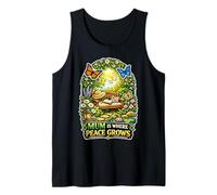Mum is Where Peace Grows Cottagecore Aesthetic Mother's Day Tank Top