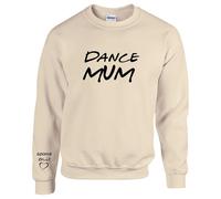 Mum Jumper, Personalised Dance Mum Sweater Custom Made with Names on the Sleeve
