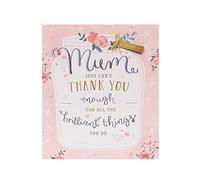 Mum Just Can't Thank You Enough Mother's Day Card Mothers Day Greeting Cards